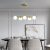 Nordic Modern Minimalist Dining-Room Lamp 2022 New Home Creative Personality Bar Chandelier Copper Magic Bean Chandelier