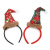 2022 Amazon Christmas Head Band with Velvet Christmas Party Show Dress up Christmas Hat Head Buckle Wholesale