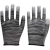 Pu Coated Anti-Static Gloves Labor Protection Wear-Resistant Work Black Breathable Small Packaging Non-Slip Labor Nylon Work