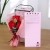 2022 New Teacher's Day Gift 3 Roses Soap Flower Rope Handle Transparent Boxed Artificial Flowers