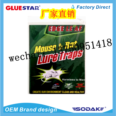 Edge Leaf Mouse Glue Rodenticide Board Mouse Sticker Mouse Glue Edge Leaf Glue Mouse Traps Edge Leaf