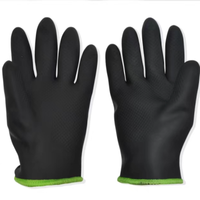 Waterproof and High Temperature Resistant Gloves Steam Heat Proof and Oil-Proof Splash Kitchen Food Insulation Finger Household Dishwashing Warm-Keeping and Cold-Proof