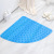 Jiamei Fan-Shaped Non-Slip Mat Bathroom Bath Foot Mat Toilet Arc Plastic Mat Home Ground Mat