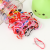 Disposable Rubber Band Children's Hair Accessories Strong Pull Constantly Colorful Hair Band Smiley Face Bottled Rubber Band Factory Direct Supply Hair Rope