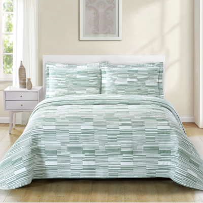 European Summer Blanket Double-face Jacquard Bedding Airable Cover Three-Piece Set Pillowcase and Cushion