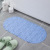Jiamei Factory Direct PVC Floor Mat Oval Non-Slip Bathroom Mat Non-Slip Leaking Floor Mat with Suction Cup Bathroom Mat