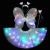 Light-Emitting Butterfly Wings Children's Performance Double-Layer Angel Girl Led Wings Three-Piece Push Toy