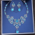 Necklace Earrings All-Match Headdress Alloy Foreign Trade Hot Selling Two-Piece Ornament Performance Ball Accessories Dress Headdress