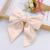 New Women's Sweet Ribbon Large Cloth Bowknot Leather Tag Spring Clip Clasp Wholesale Barrettes