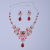 Necklace Earrings All-Match Headdress Alloy Foreign Trade Hot Selling Two-Piece Ornament Performance Ball Accessories Dress Headdress