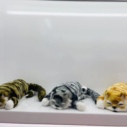 cross-border electric rolling  rolling  simulation children electric plush toys can call simulation cats that can roll