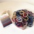 Tiktok Hot Sale 100 Bags Highly Elastic Hair Rope Seam Rubber Bands Women's No Hurt Hair Towel Ring Hairtie