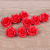 Rose Soap Flower Head 3-Layer Tape Holder with Base Diameter 5cm Large Flower Head Gift Box Bouquet for Flower Wrapping