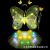 Light-Emitting Butterfly Wings Children's Performance Double-Layer Angel Girl Led Wings Three-Piece Push Toy