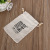 Factory Customized Cotton Canvas Bag Drawstring Drawstring Pocket Crafts Jewelry Storage Bag Printable Logo