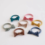 Tiktok Hot Sale 100 Bags Highly Elastic Hair Rope Seam Rubber Bands Women's No Hurt Hair Towel Ring Hairtie