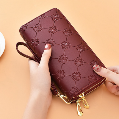 Double-Layer Wallet Long Wallet Mobile Phone Bag Coin Purse Wallet Women's Wallet New Wallet