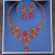 Necklace Earrings All-Match Headdress Alloy Foreign Trade Hot Selling Two-Piece Ornament Performance Ball Accessories Dress Headdress