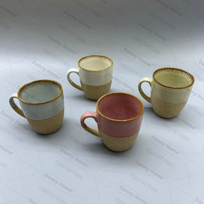 Cup Ceramic Cup Mug Mixed Color Cup Breakfast Cup Gift Cup Pot Sets Cup Used in Home