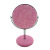 Factory Creative round Pu-Type Table Mirror Metal Beauty Shop Counter Beauty Makeup Mirror High Clearness Makeup Mirror