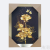 Gold Silk Decorative 3D Painting Golden Silk Painting Gold Line Painting Three-Dimensional Gilding Painting Decorative Painting Golden Vertical Line Painting Factory Direct Supply