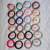 Korean Korean Style Seamless Hairband High Elasticity Towel Ring Simple Solid Color Hair Band 20 Pieces Boxed