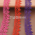 Multicolor Lace Trim Polyester Embroidery Lace Guipure Chemical Lace Trimming Water-Soluble Lace