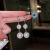 Sterling Silver Needle Best-Seller on Douyin Earrings Female Personality South Korea Dongdaemun Long Fringe Earrings Vintage Pearl Earrings