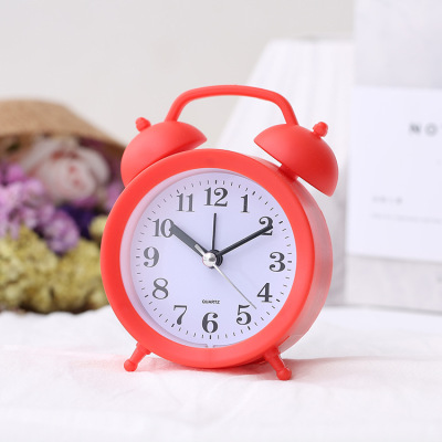Modern Simple Alarm Clock Creative Student Bedroom Antair Nightstand Desk Clock Personality Fashion Plastic Cute Small Alarm Watch