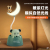 Xinnuo New Product Small Night Lamp Cute Bear Wooden Barrel Moon with Pen Holder Charging Lamp