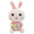 Novelty Toy Lollipop Little Bunny Plush Toy down Cotton Candy Rabbit Doll Pillow Factory Wholesale