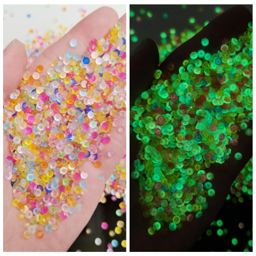 resin luminous diamond nail jewelry flat diamond 3mm500g multi-color diy nail hair accessories clothing
