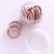 Korean Korean Style Seamless Hairband High Elasticity Towel Ring Simple Solid Color Hair Band 20 Pieces Boxed