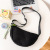 2022 New Style Solid Color Bag Trendy Western Style One Shoulder Underarm Bag Fashion Trendy Shopping Messenger Bag Women Chest Bag Nylon