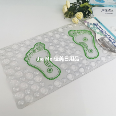 Jiamei Massage Mat Color Foot Anti-Slip Mat Bathroom Floor Drain Anti-Fall Foot Mat Factory Direct Sales