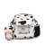 New Korean Style Ins Harajuku Style Cows Pattern Canvas Student Shoulder Bag Campus All-Match Japanese Crossbody Bag Pendant