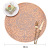 Golden of European Style Placemat Eco-friendly PVC Table Mat Heat Proof Mat round Butterfly Washed Restaurant Hotel Hollow out Western-Style Placemat