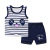 Children's Vest Suit Cotton Girls' Summer Clothing Korean Style Children's Clothing New 2022 Summer Two-Piece for Boys Wholesale