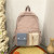 Middle School Student Schoolbag Female 2022 New Korean Style Campus Fashion College Backpack Harajuku Japanese Girl Double Pocket