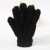 Unisex Autumn and Winter Thickening Keep Warm Pure Color Knitted Finger Gloves