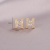 Fashionable and Exquisite 925 Silver Pin Earrings New Studs A319fashion Jersey