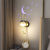 Starry Sky Wall Lamp Bedroom Bedside Lamp Light Luxury and Simplicity Modern 2022 New Internet Celebrity Living Room Wall Lamp Nordic