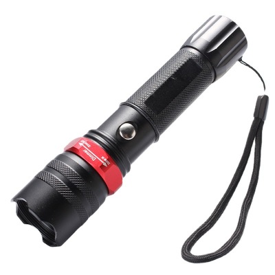 Outdoor Long-Range Charging Power Torch Night Riding Camping Led Aluminum Alloy Zoom Strong Light Flashlight