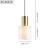 Bedside Small Droplight Nordic Bedroom Light Modern Minimalist Coffee House Restaurant Bar Lamp Single Head Glass Milk Tea Shop Lamp