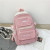 Korean Style Fashion New Schoolbag Female Student Junior High School Student Cute Backpack Middle School Student Large Capacity Harajuku Backpack Male