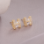 Fashionable and Exquisite 925 Silver Pin Earrings New Studs A319fashion Jersey