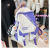 2022 New Early High School Student Schoolbag Girl Backpack College Student Japanese Contrast Color Trendy Ins Backpack Simple