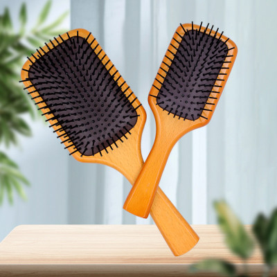 Aveda Air Cushion Comb Solid Wood Airbag Comb Hairdressing Air Cushion Comb Ribs Hairdressing Wooden Comb Household Massage Comb Wholesale