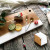 New Simple Marble Stitching Cheese Plate Pizza Pastry Ornament Tray