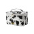 Simple and Fresh Artistic Cow Makeup Storage Box 3-Piece Set Large Capacity Waterproof Pu Ladies Travel Wash Bag